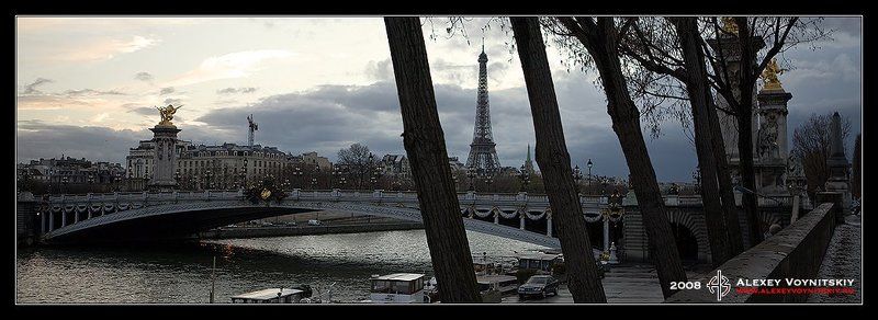 париж франция набережная мост эйфелева башня Прогулка по парижу ...photo preview