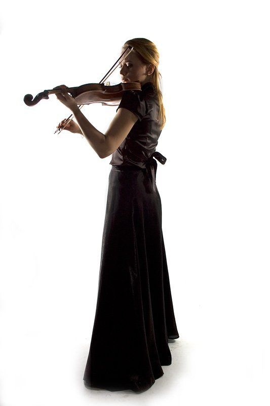 девушка, скрипка, портрет photo preview