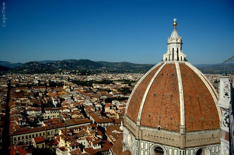 флоренция, италия, город, крыши Над флорентийскими крышамиphoto preview