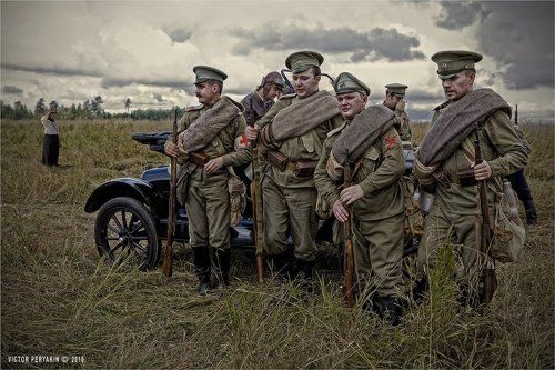 1916. Русские солдаты