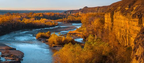Осень на реке Кубань