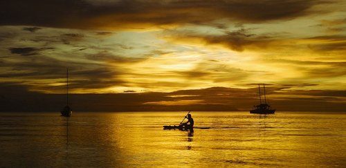 Золотые закаты острова Бали.