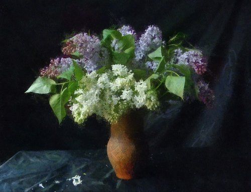 still life with a lilac