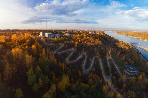 Теплый октябрь в Барнауле