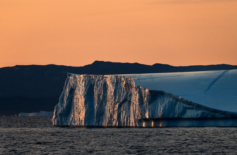 iceberg, greenland, sunset Glittering Sunsetphoto preview