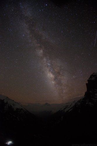 Milky Way under Himalaya.