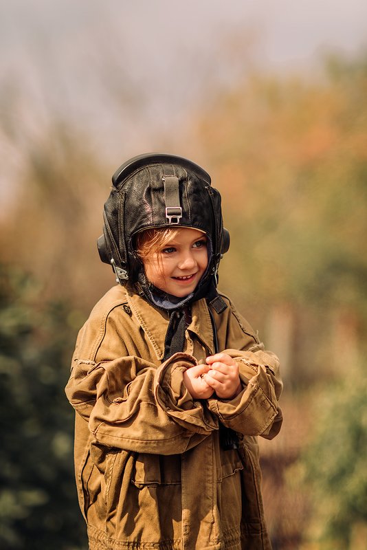 девочка лётный шлем girl pilot helmet Казибоphoto preview