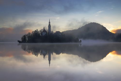 Morning in Bled