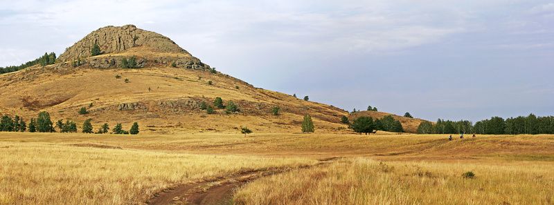 южный урал, гора, путешествия, панорама Yellow Hillphoto preview