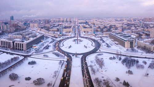 Первый день зимы в Петербурге