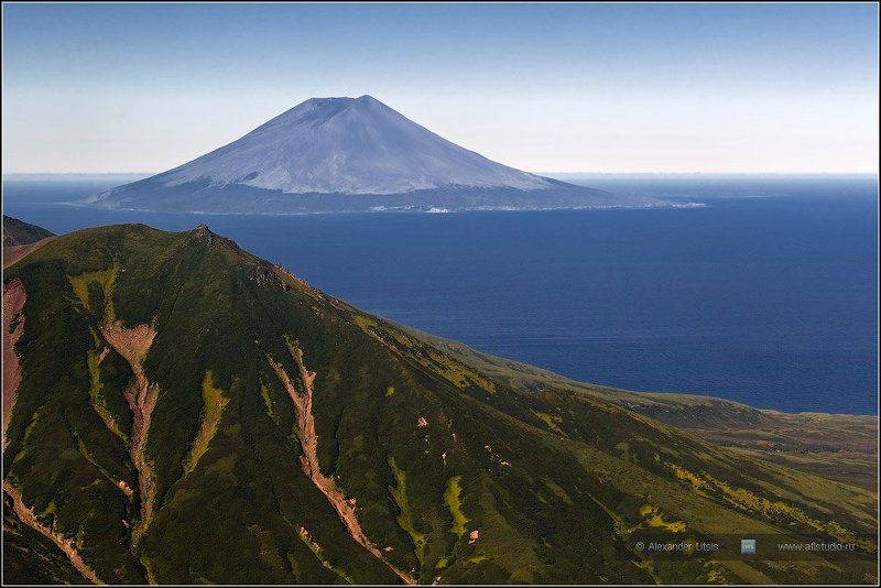 вулкан,остров,алаид,курилы Алаидphoto preview