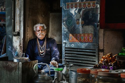 Man in Haridwar