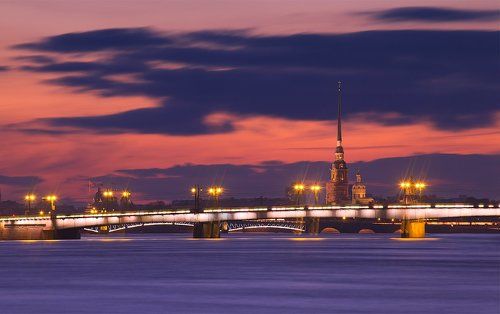 Вечерний Петербург. Литейный мост