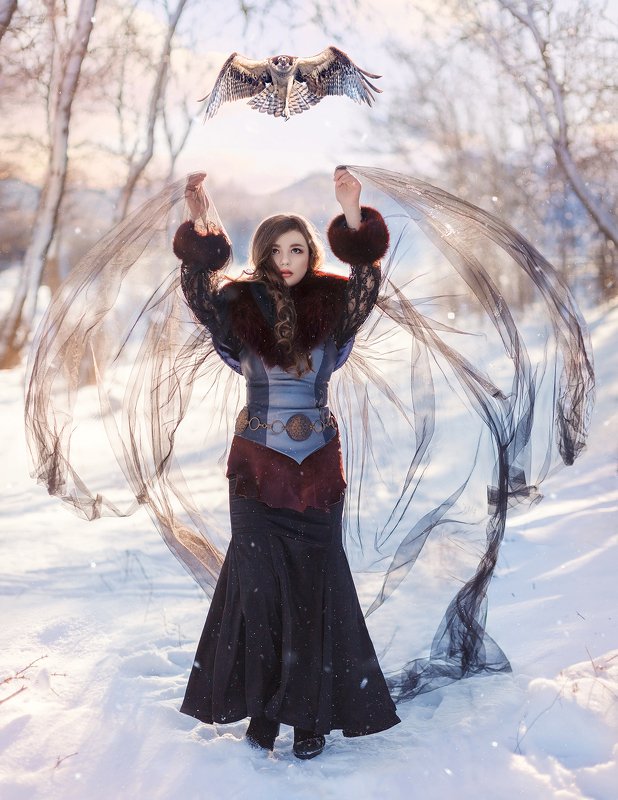 зима, постановочная фотография, fineart, сказка, готика, tyagushovaphoto, gothic Fabulous winterphoto preview