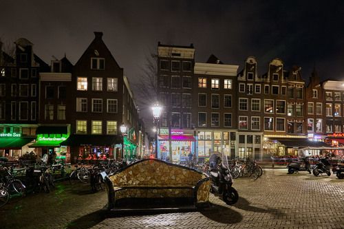 Ночной Амстердам….