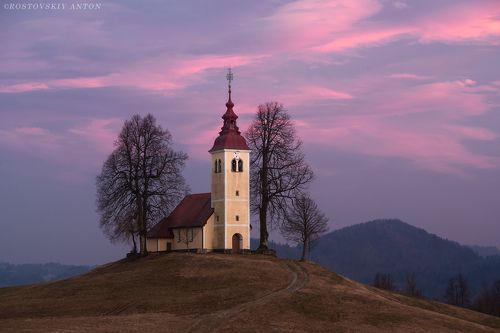 Sunset in Slovenia