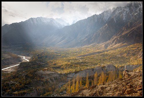 Долина реки Хунза.Пакистан.