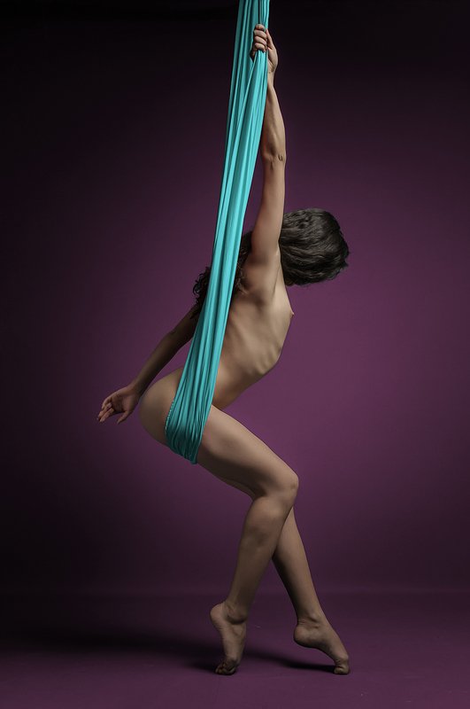 dance, balerina, bailarina, danza, zabrodski, ivan zabrodski, nude, fabric, Nuevos coloresphoto preview