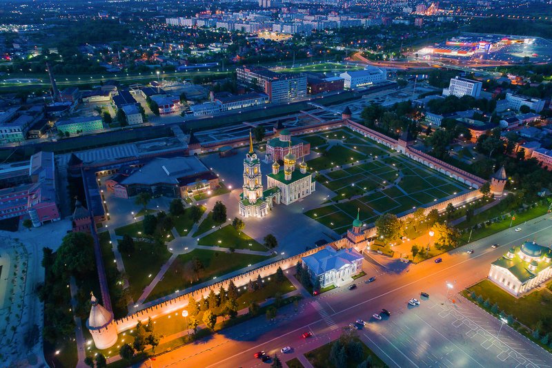 россия, тула, кремль, архитектура, город, аэрофото Тульский кремльphoto preview