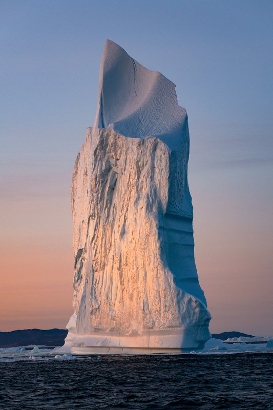 greenland, iceberg, sunset, ilulissat, disko bay Iceberg Towerphoto preview