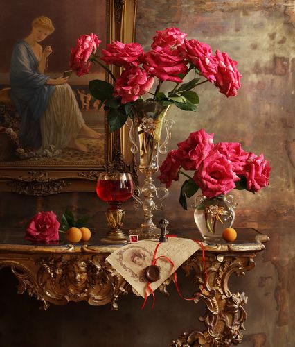 Натюрморт с розами