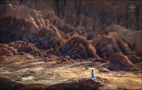 Инопланетный пейзаж пустыни Атакама 