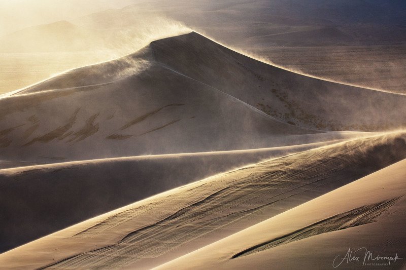 Пустыня, дюны, песок, свет, тень, абстракция, паттерн, узор, фото-тур, США, Америка,  Песчаный Штормphoto preview