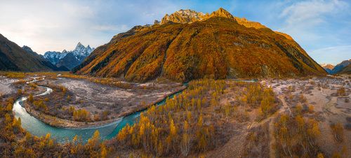 Осенняя река Клухор