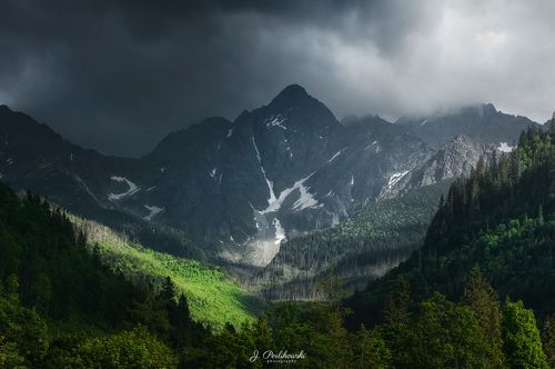 Light in mountains