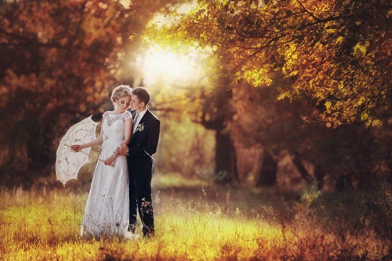 Autumn weddingphoto preview