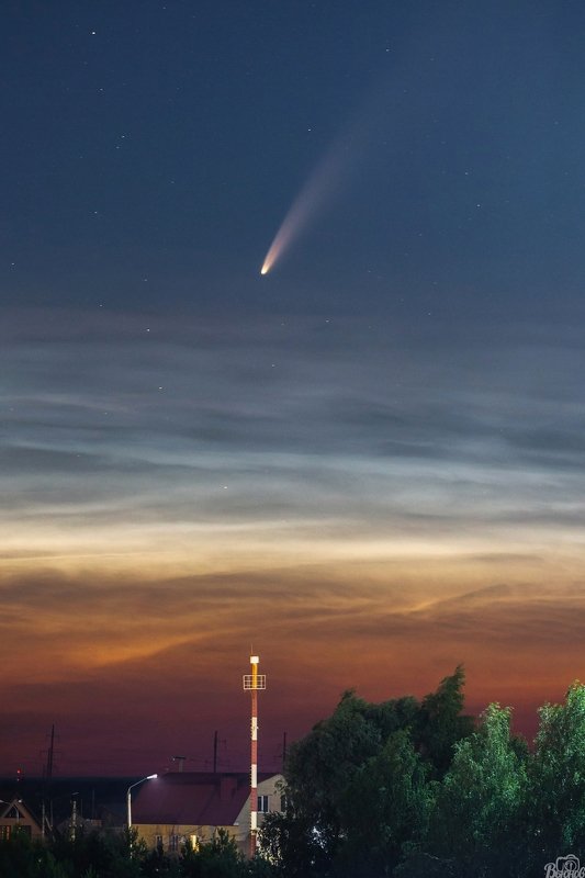 тамбов, серебристые облака, агапкина, комета, neowise, c/2020 f3, comet Комета C/2020 F3 (NEOWISE)photo preview