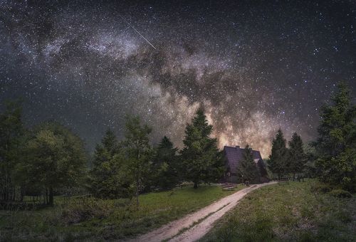 Shelter in the Bieszczady Mountains