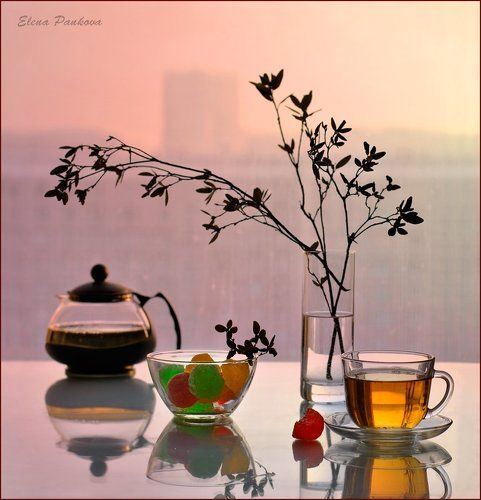 Чай с видом на город