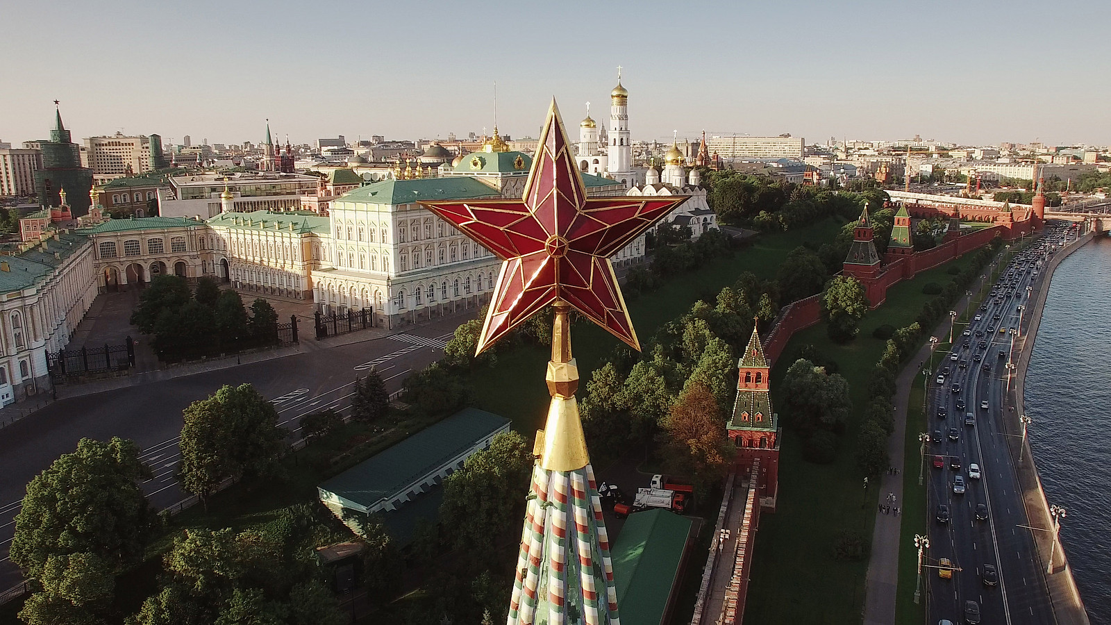москва кремль сверху
