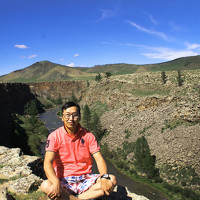 Portrait of a photographer (avatar) batsuuri (Mongolia)